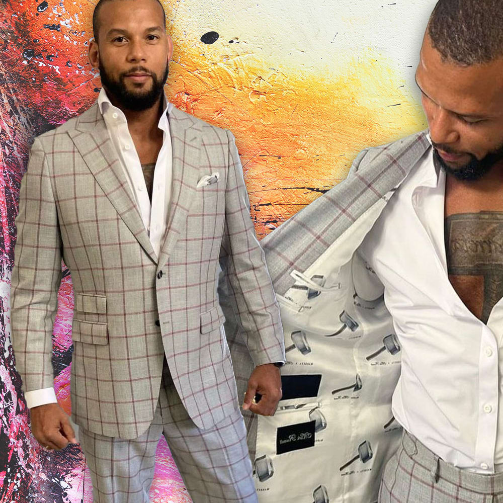 Exclusive, Custom "Marreta" Suit, by Thiago "Marreta" Santos