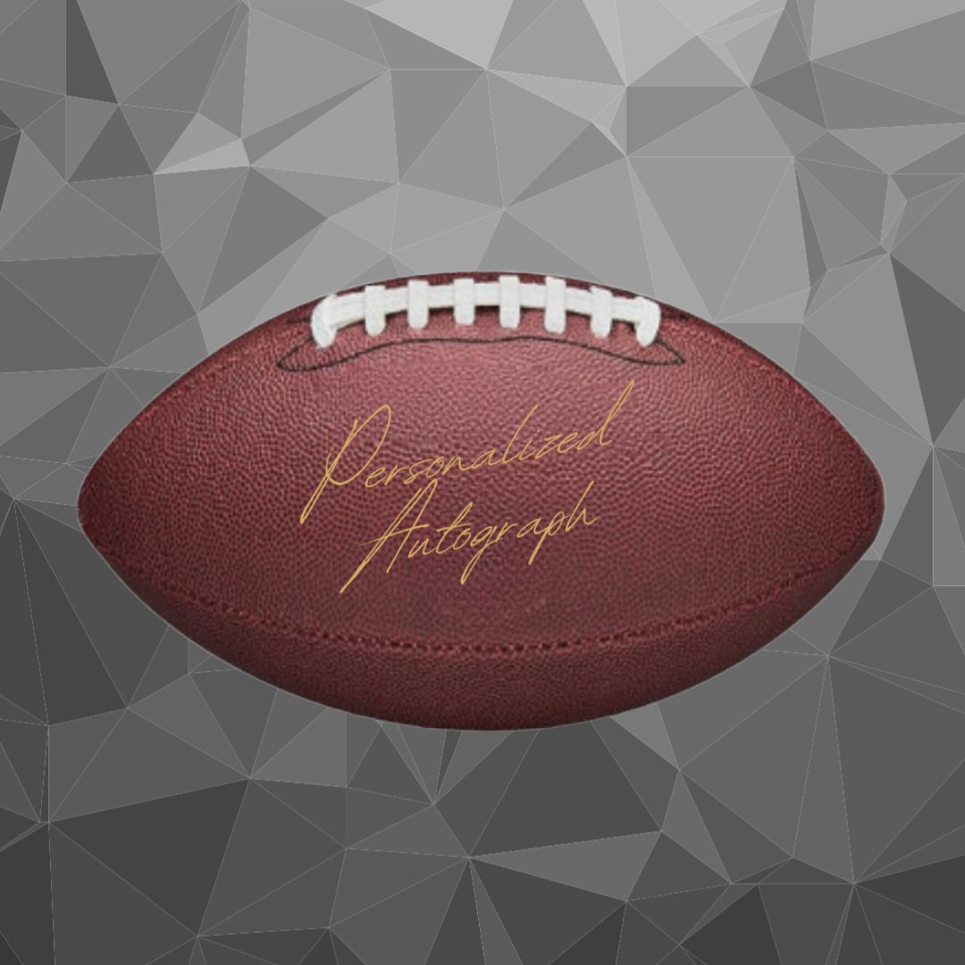 Limited Edition Maurice Hurst Autographed Football
