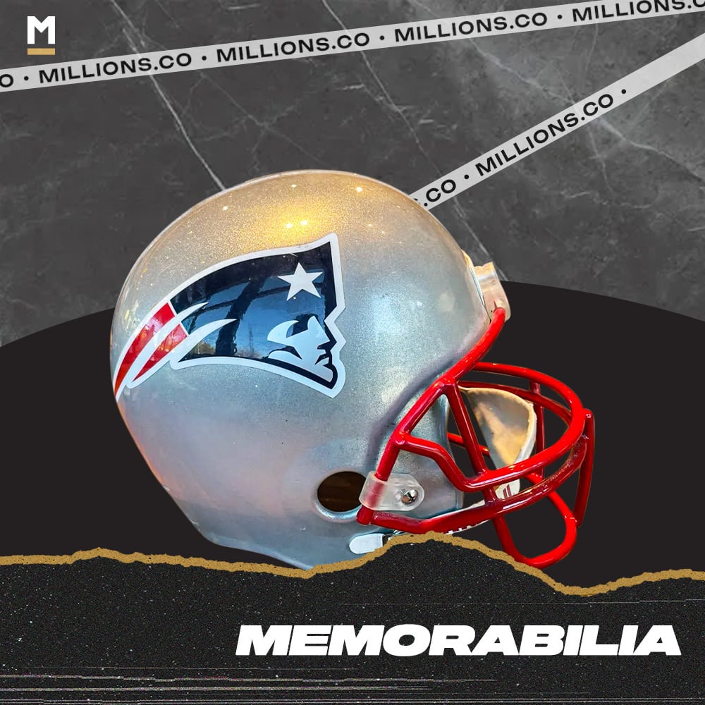 One-of-a-Kind NFL Helmet – Hand-Drawn Rick and Morty Art & Signed