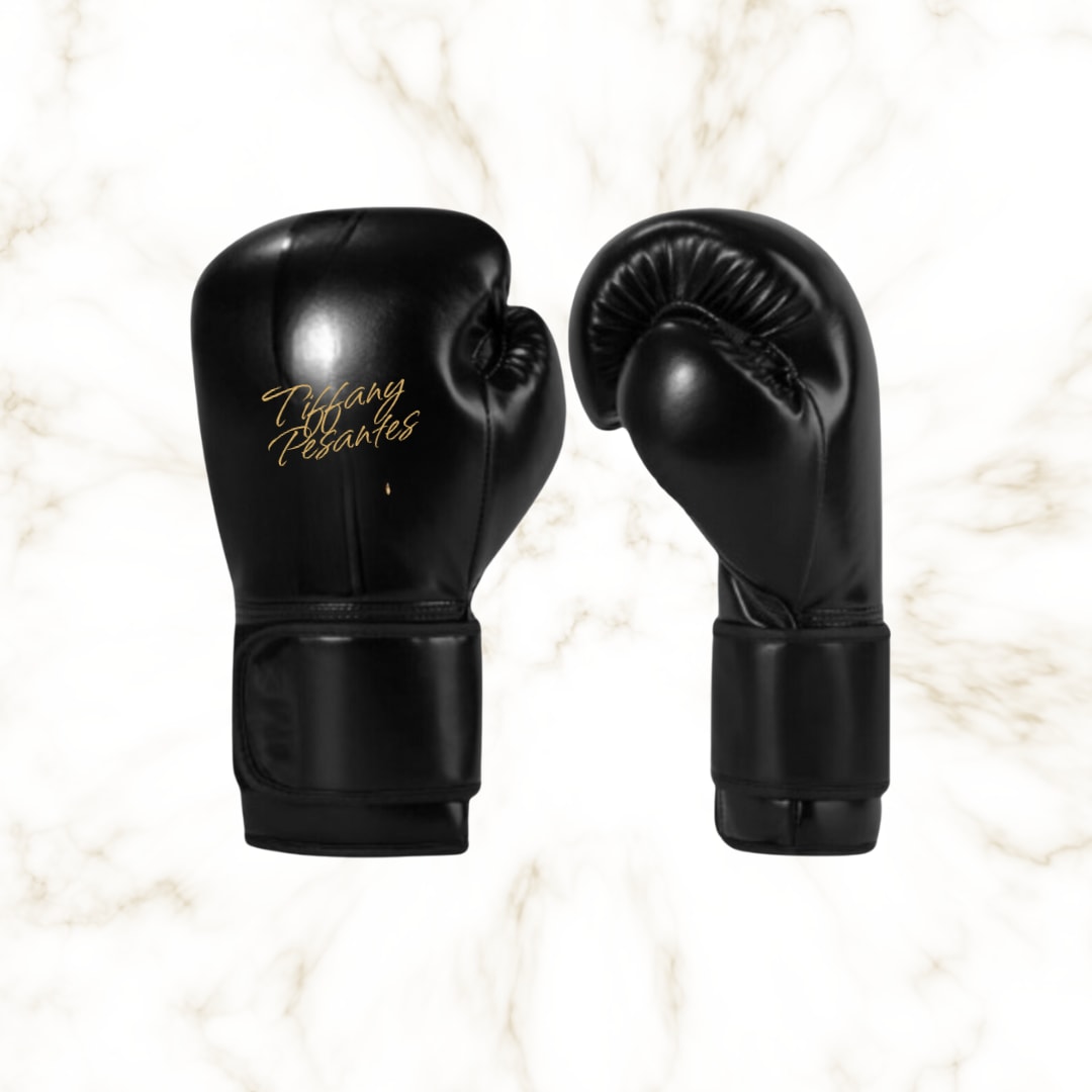 Tiffany Pesantes Autographed Boxing Gloves