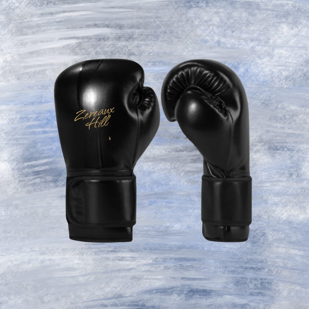 Zereaux Hill Autographed Boxing Gloves