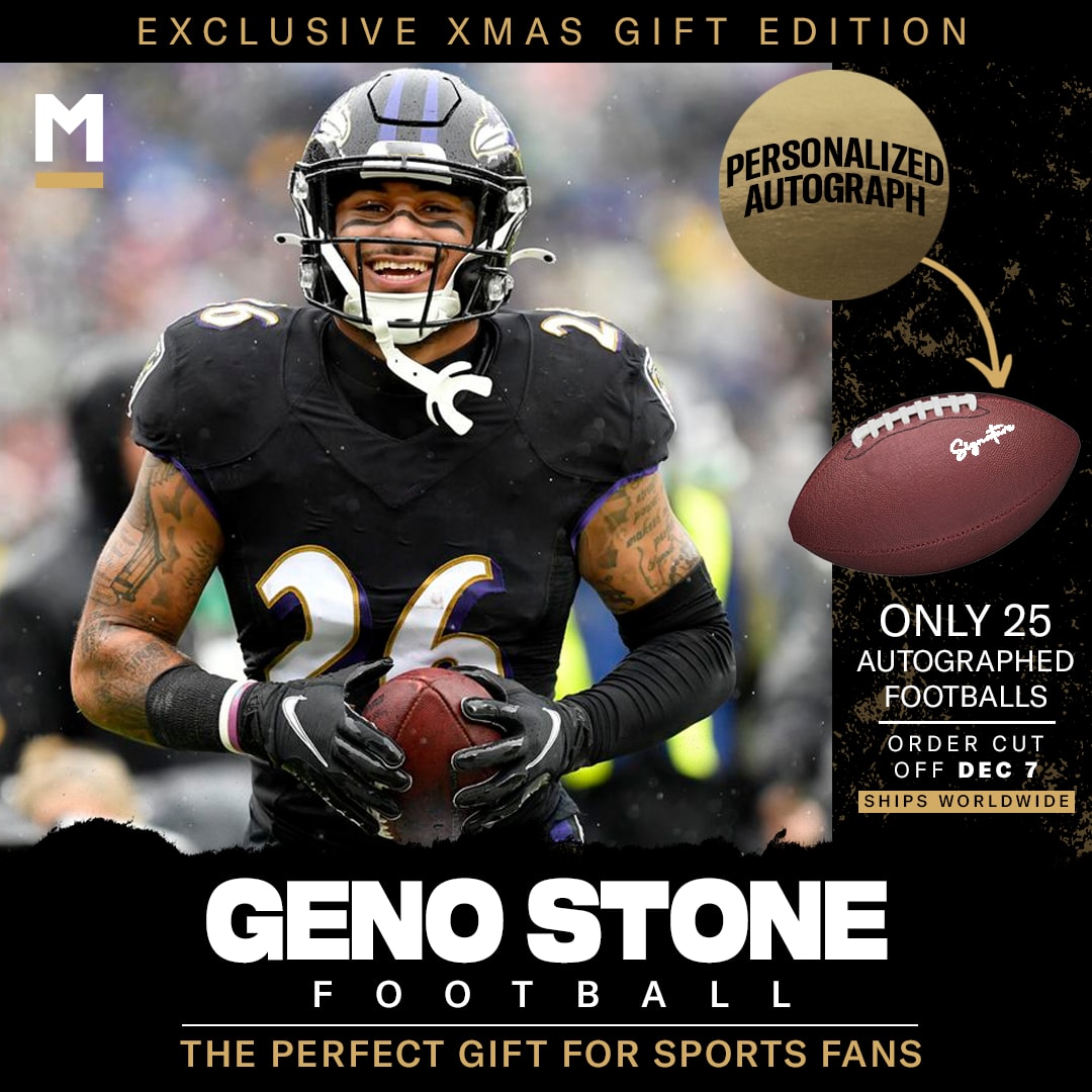 Limited Edition Geno Stone Autographed Football