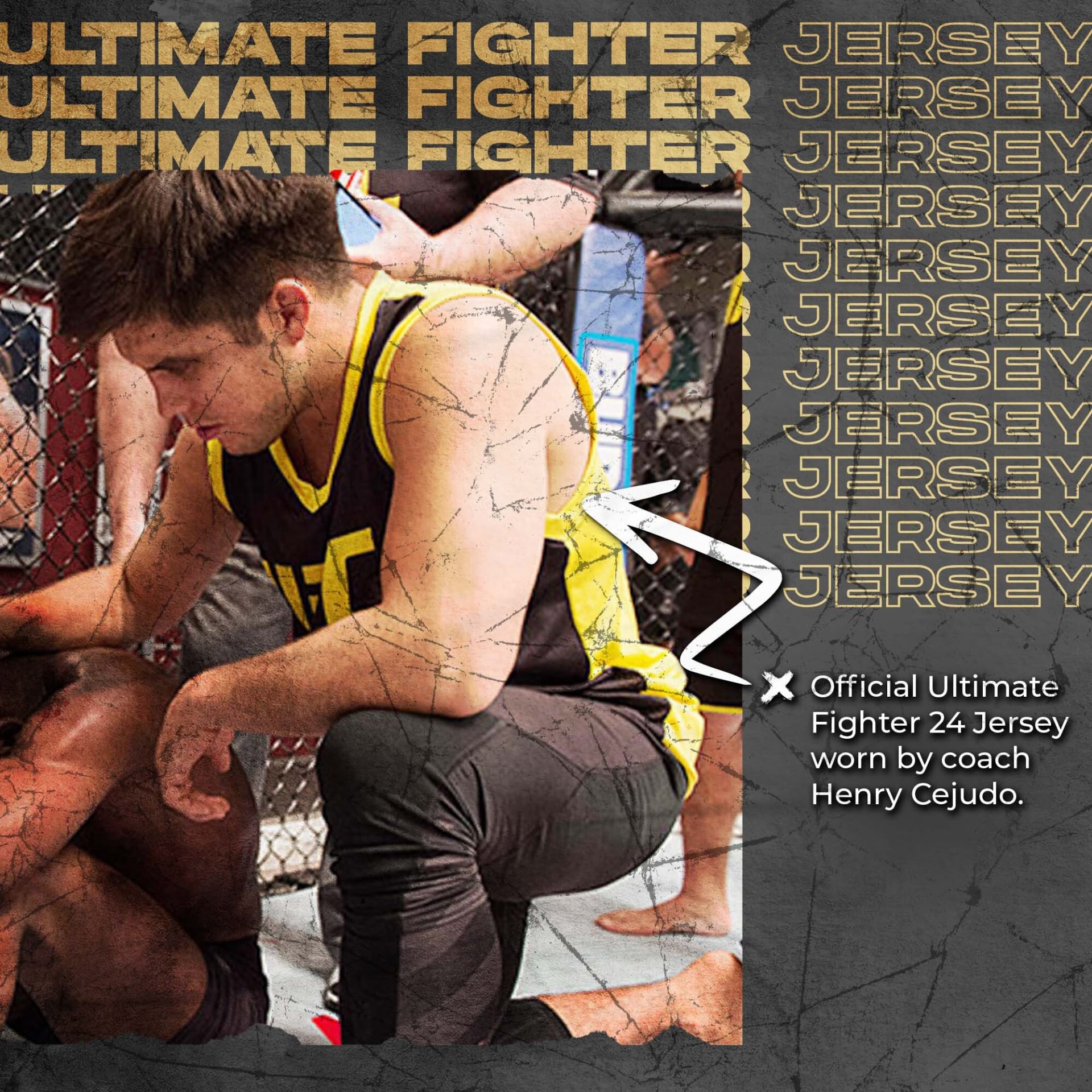 Henry Cejudo LIVE SIGNED Ultimate Fighter 24 Jersey