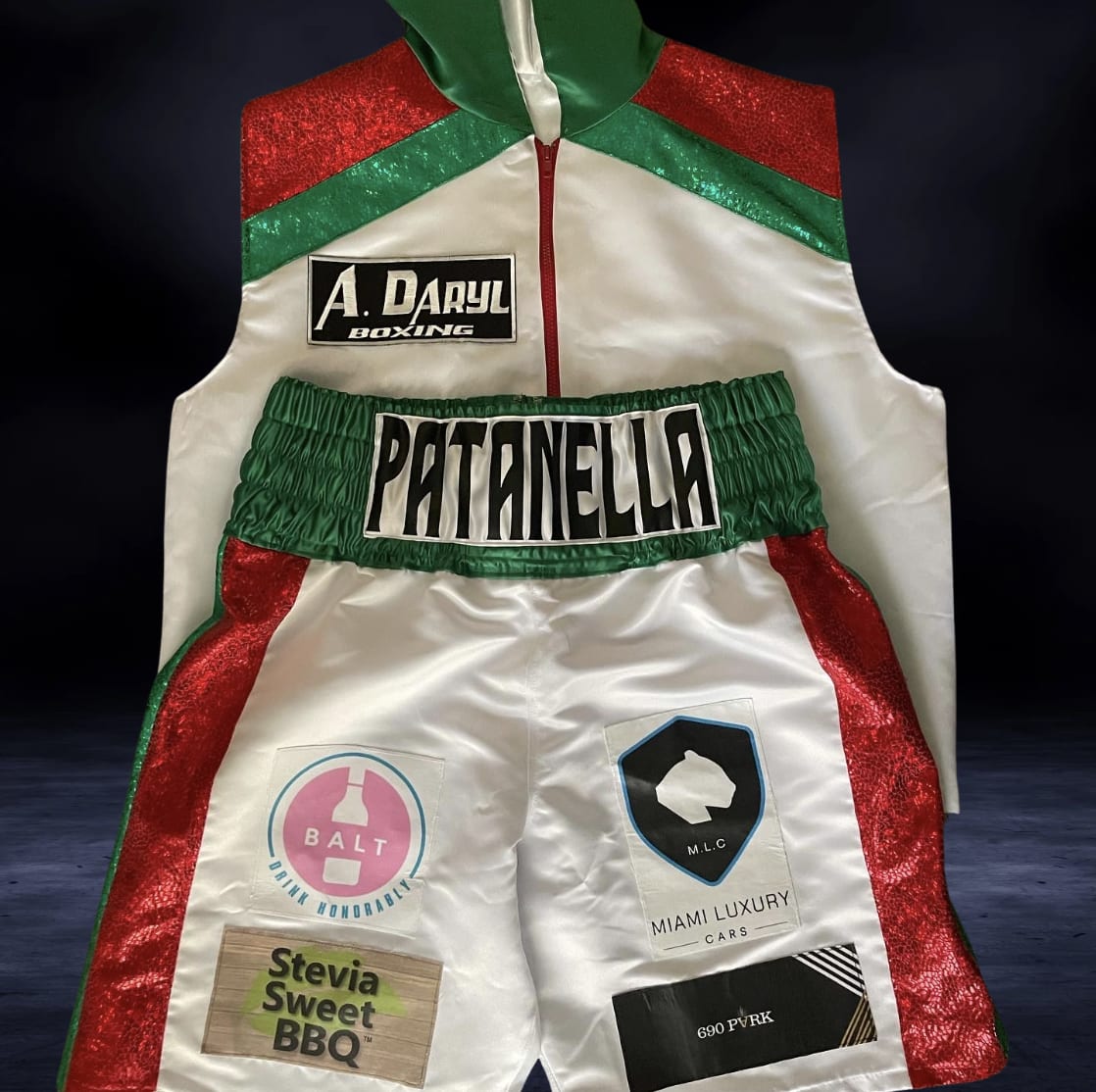 Anthony "The Italian Gladiator" Patanella Autographed Exclusive Fight Outfit