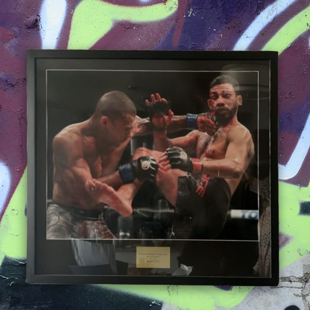 Signed & Framed PFL Athlete Sheymon Moraes Photo