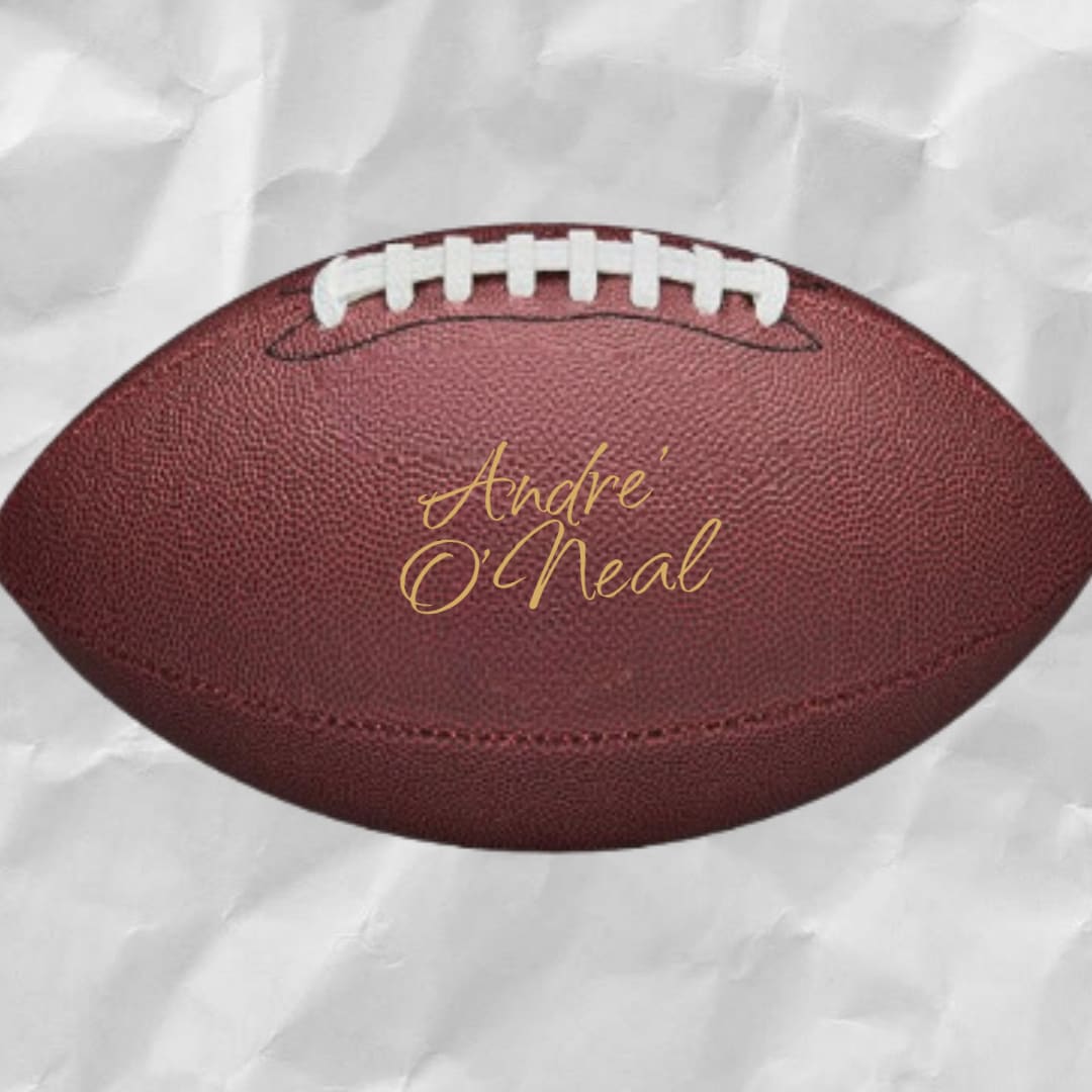 Andre’ O’Neal Autographed Football