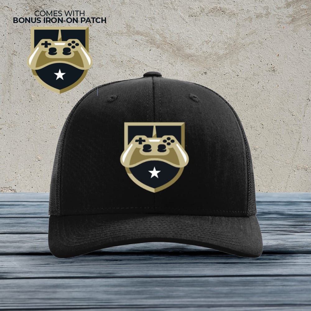 Gridiron Gaming Trucker Hat + Bonus Iron-On Patch