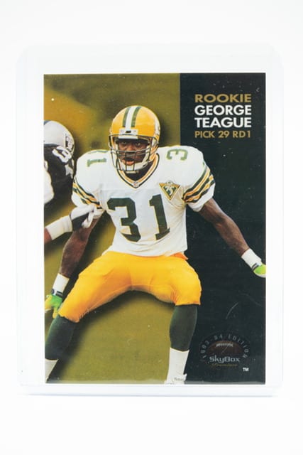 George Teague Green Bay Packers Signed Rookie Card