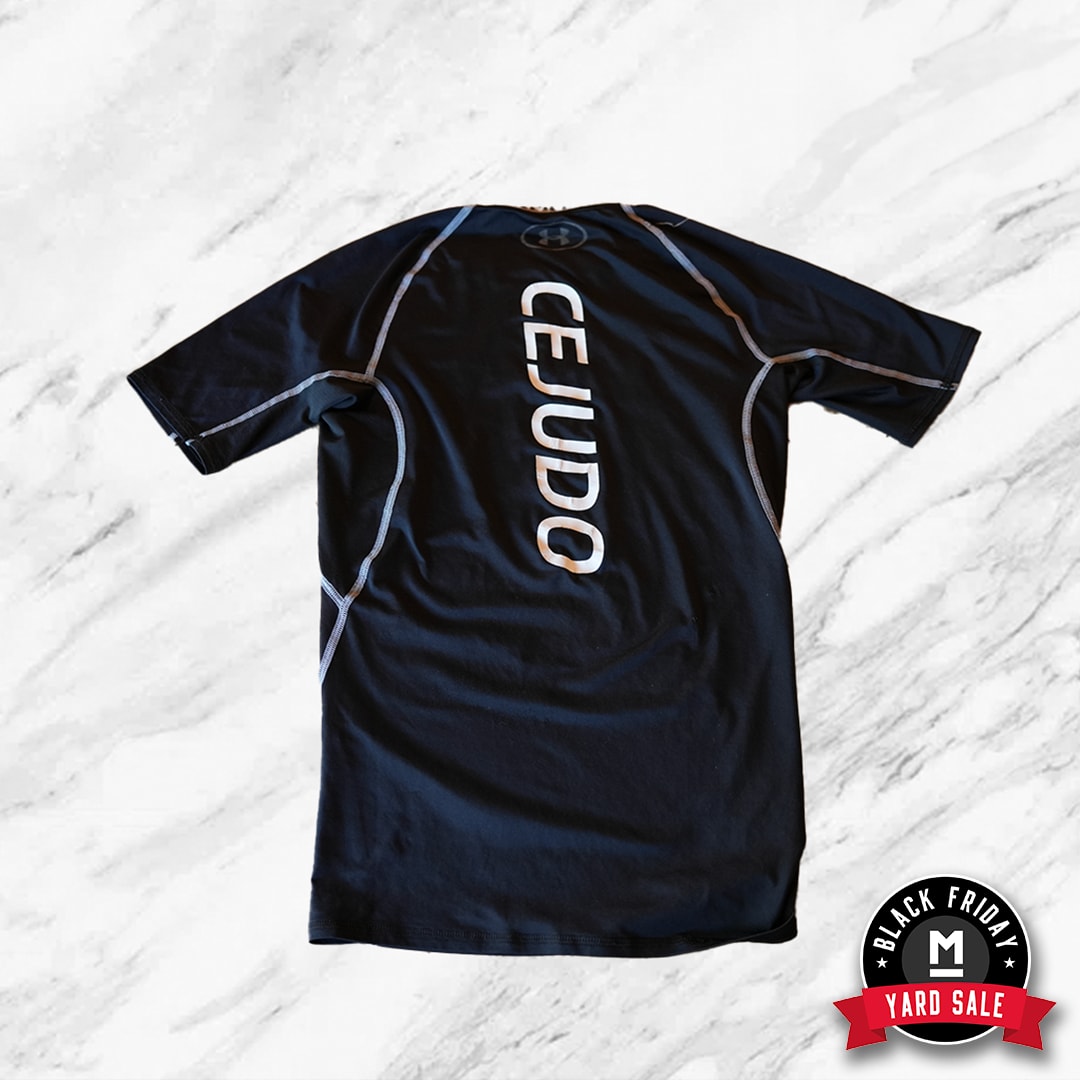 Henry Cejudo UFC Training T-Shirt, Black and White