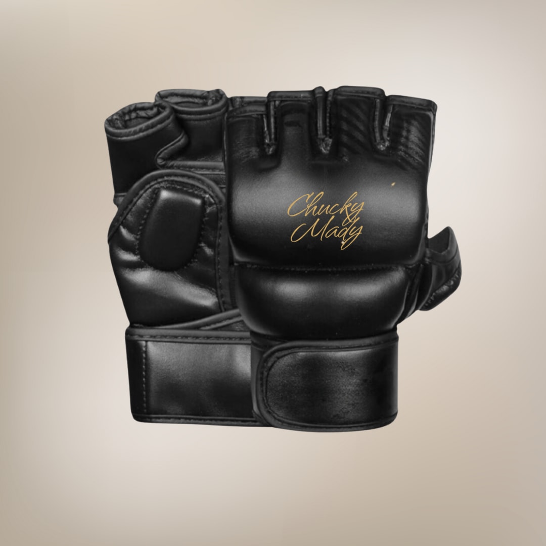 Chucky Mady Autographed MMA Gloves