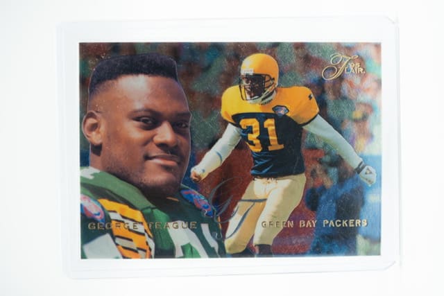 George Teague GB Packers Signed Player Card