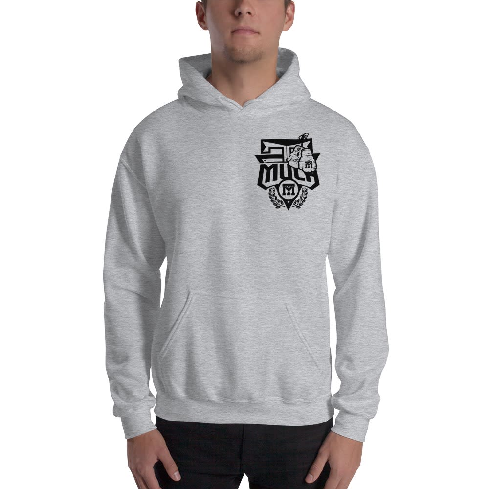 Roney "Too Much" Hines Men's Hoodie, Black Mini Logo