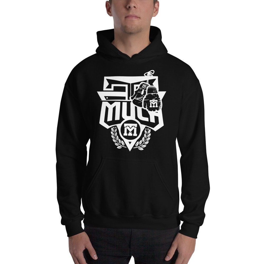 Roney "Too Much" Hines Men's Hoodie, White Logo