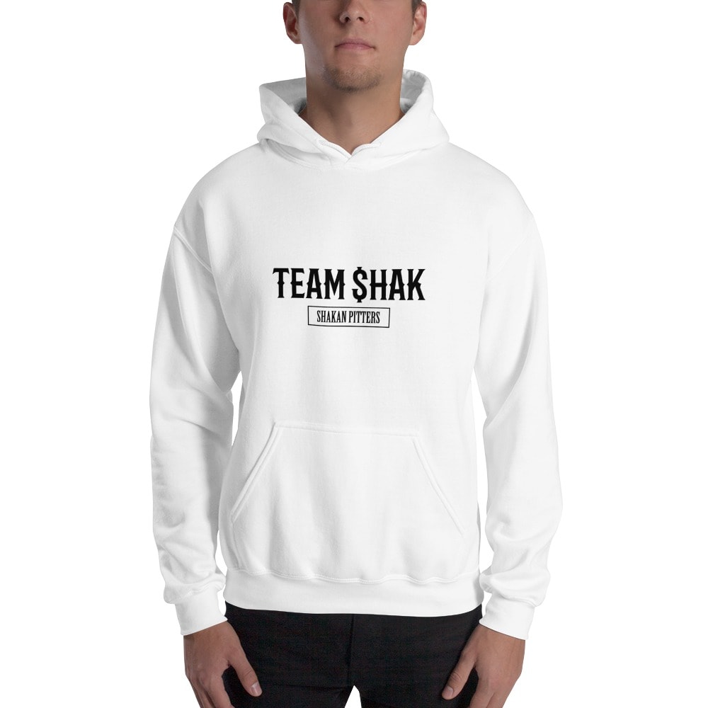 Shakan Pitters "Team Shak" Hoodie, Black Logo