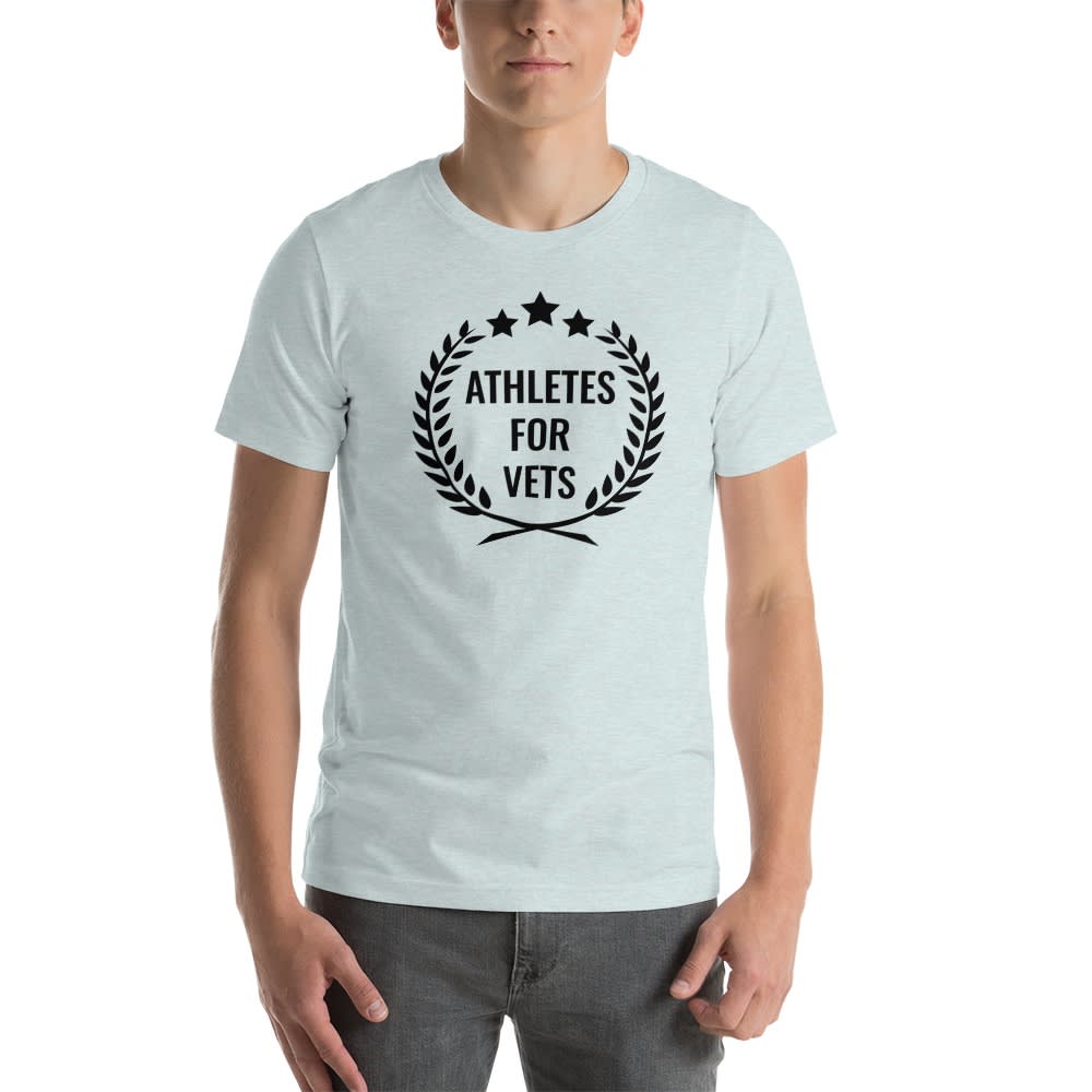 Athletes For Vets, T Shirt Black Logo