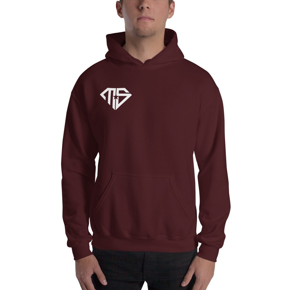 MS by Mickel Spencer Men's Hoodie, White Logo