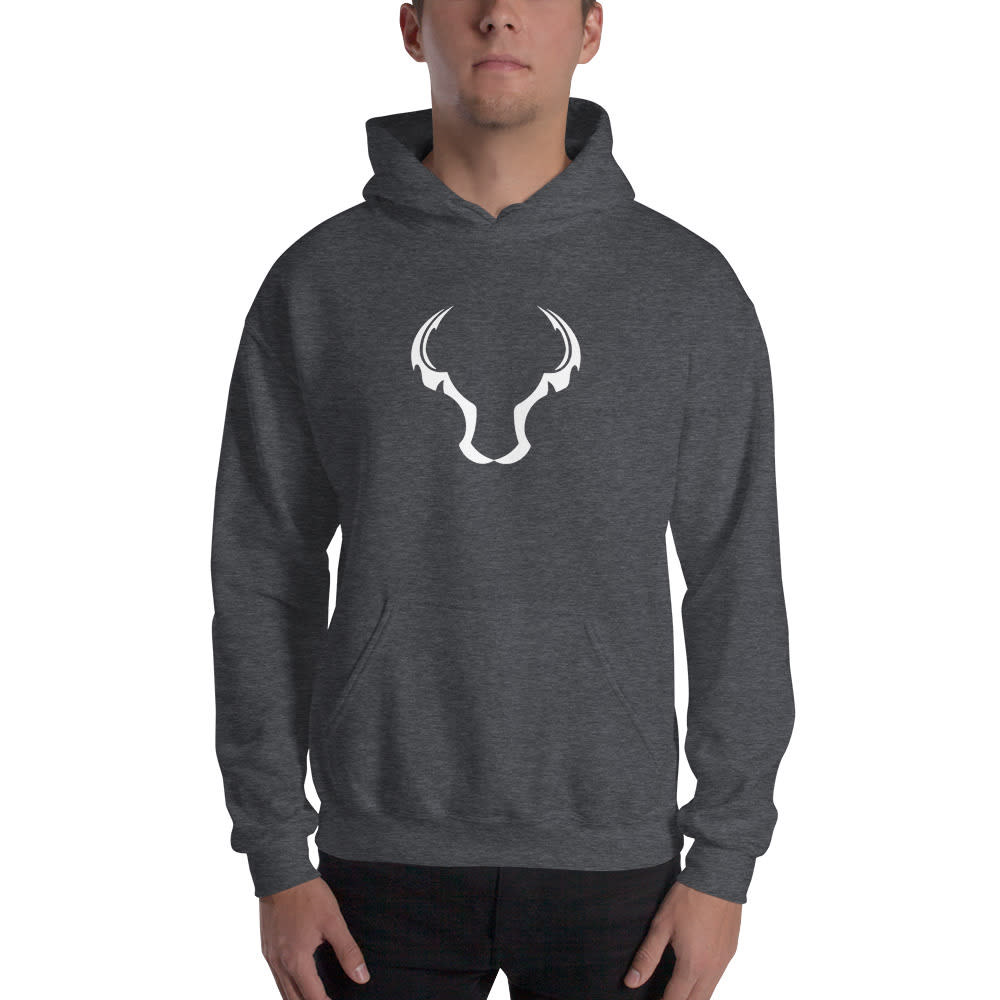 BULLISTIC Hoodie, White Bull Head
