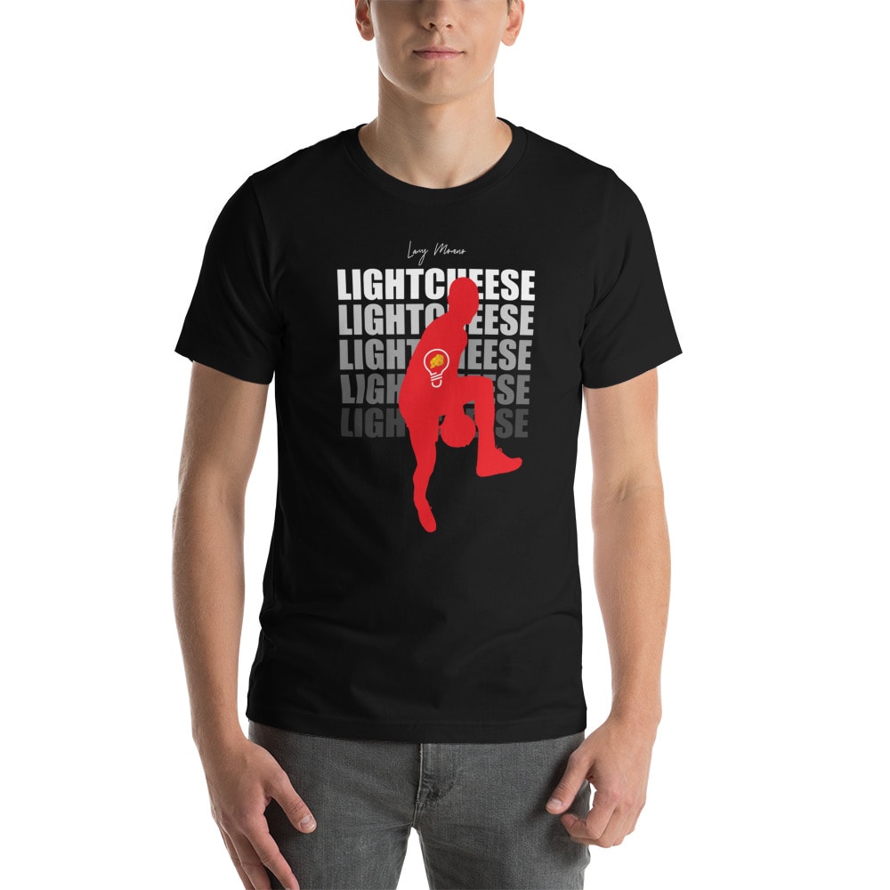 Lightcheese Hooping by Larry Moreno Men's T-Shirt, White Logo