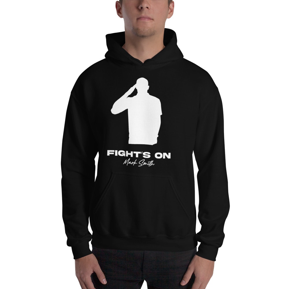 Fights on, Mark Smith Hoodie White Logo