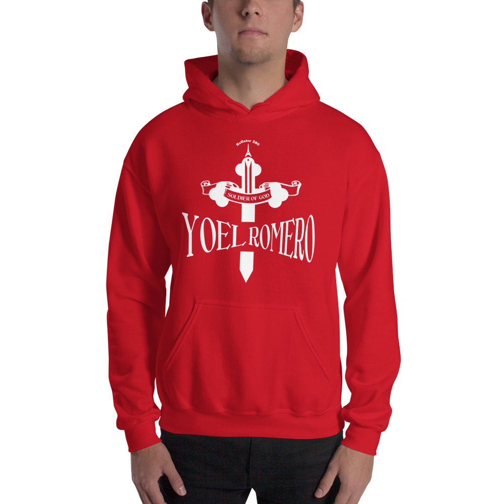 Soldier of God by Yoel Romero Hoodie, White Logo