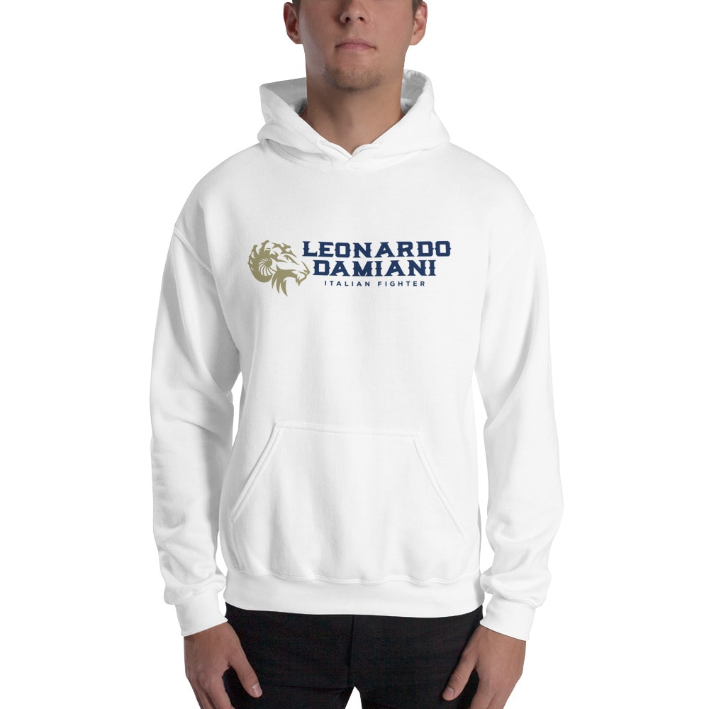 Leonardo Damiani Italian Fighter Name Design with Logo Men's Hoodie