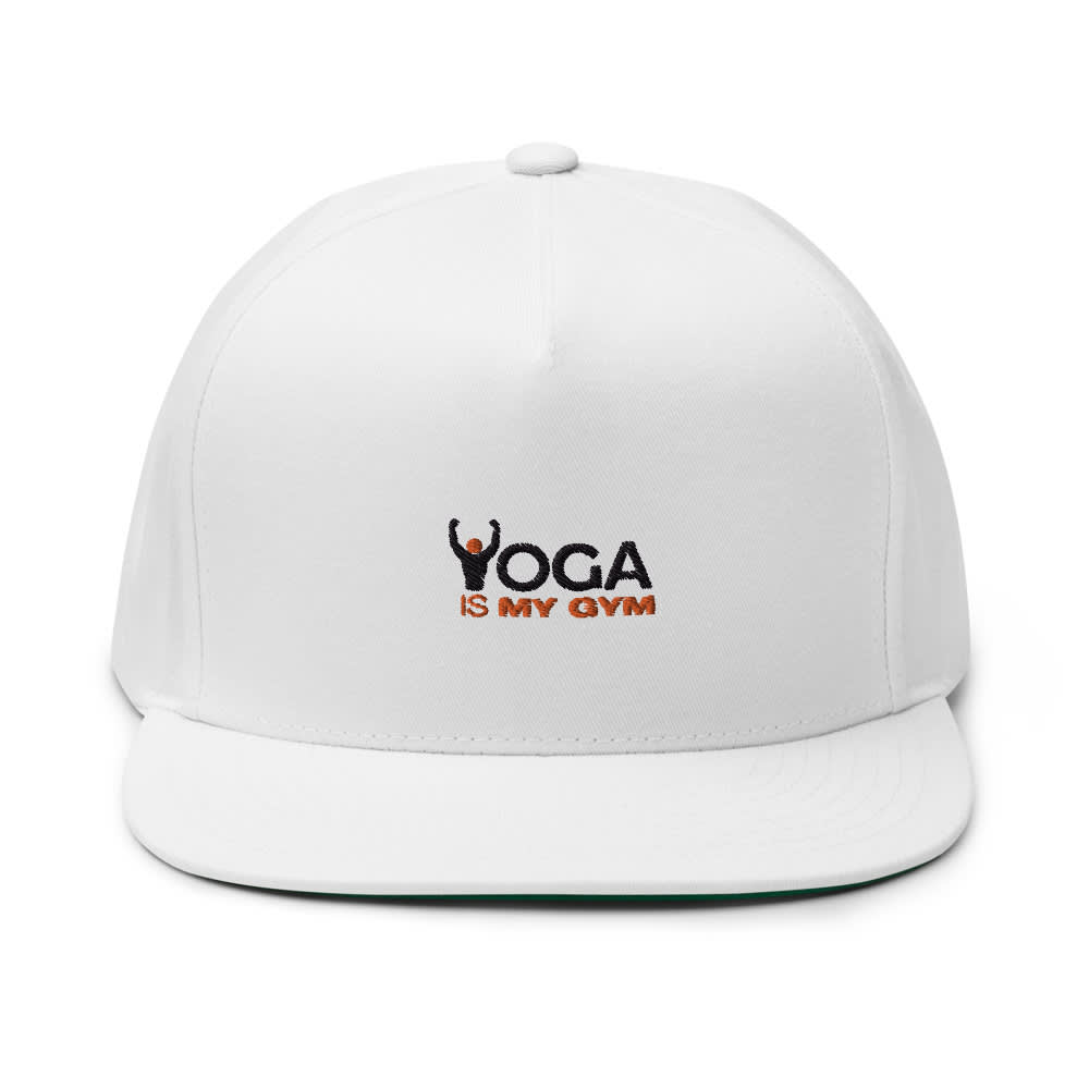 Yoga Is My Gym Hat, Orange Logo