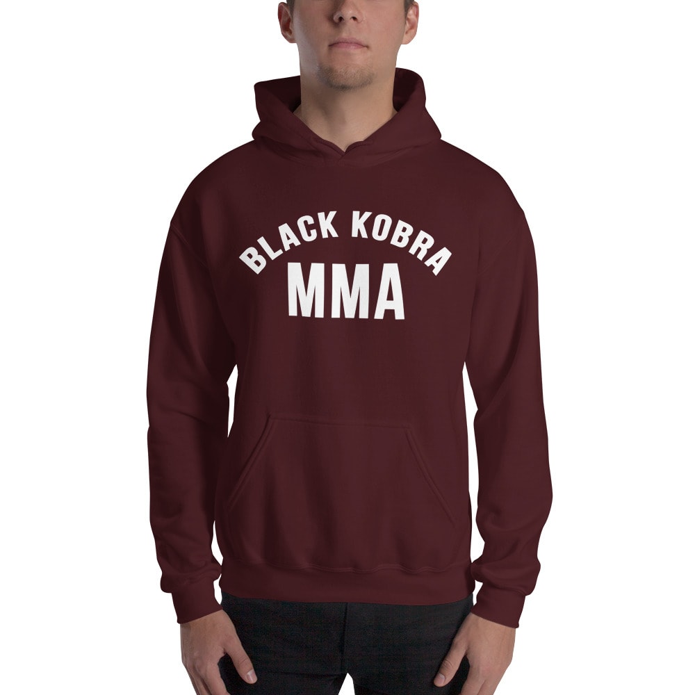 Black Kobra by Dewey Cooper Hoodie, White Logo