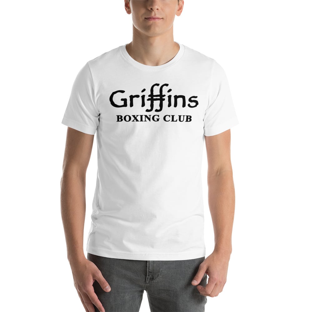 Griffins Boxing Club Text ’s T-Shirt, Black Logo