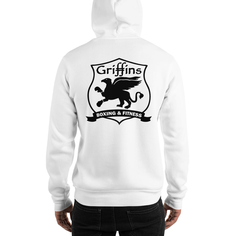 Griffins Boxing & Fitness Classic Unisex Hoodie, Black Logo