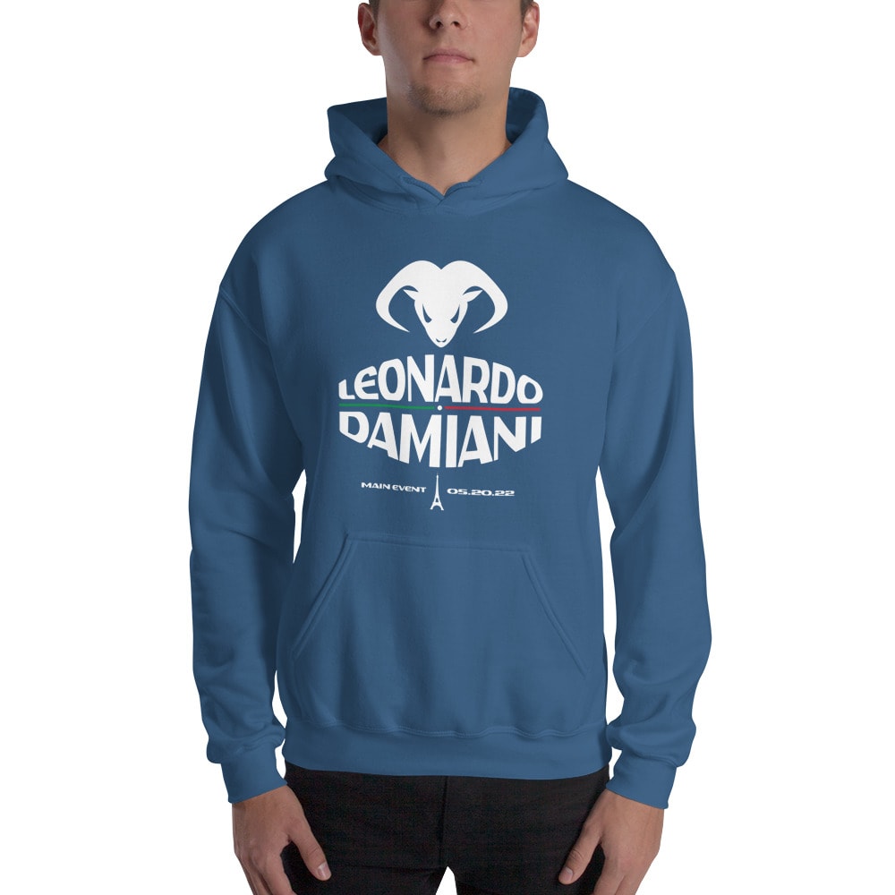 MAIN EVENT - Leaonardo Damiani Men’s Hoodie in White