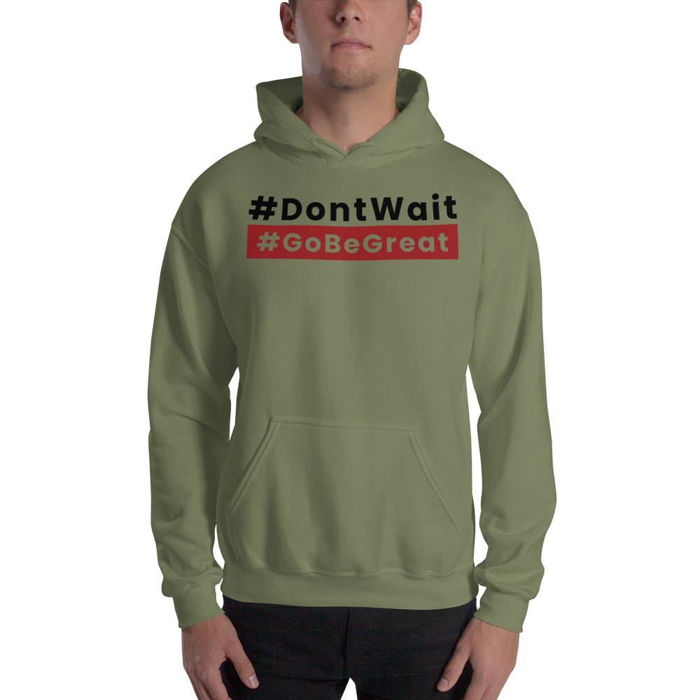 "Don't wait Go be great" by Sedan Scott Men's Hoodie