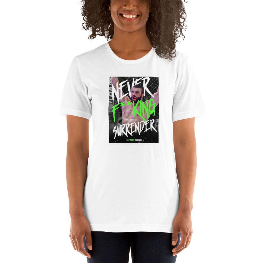 Never Surrender by Leo Damiani Women's T-Shirt