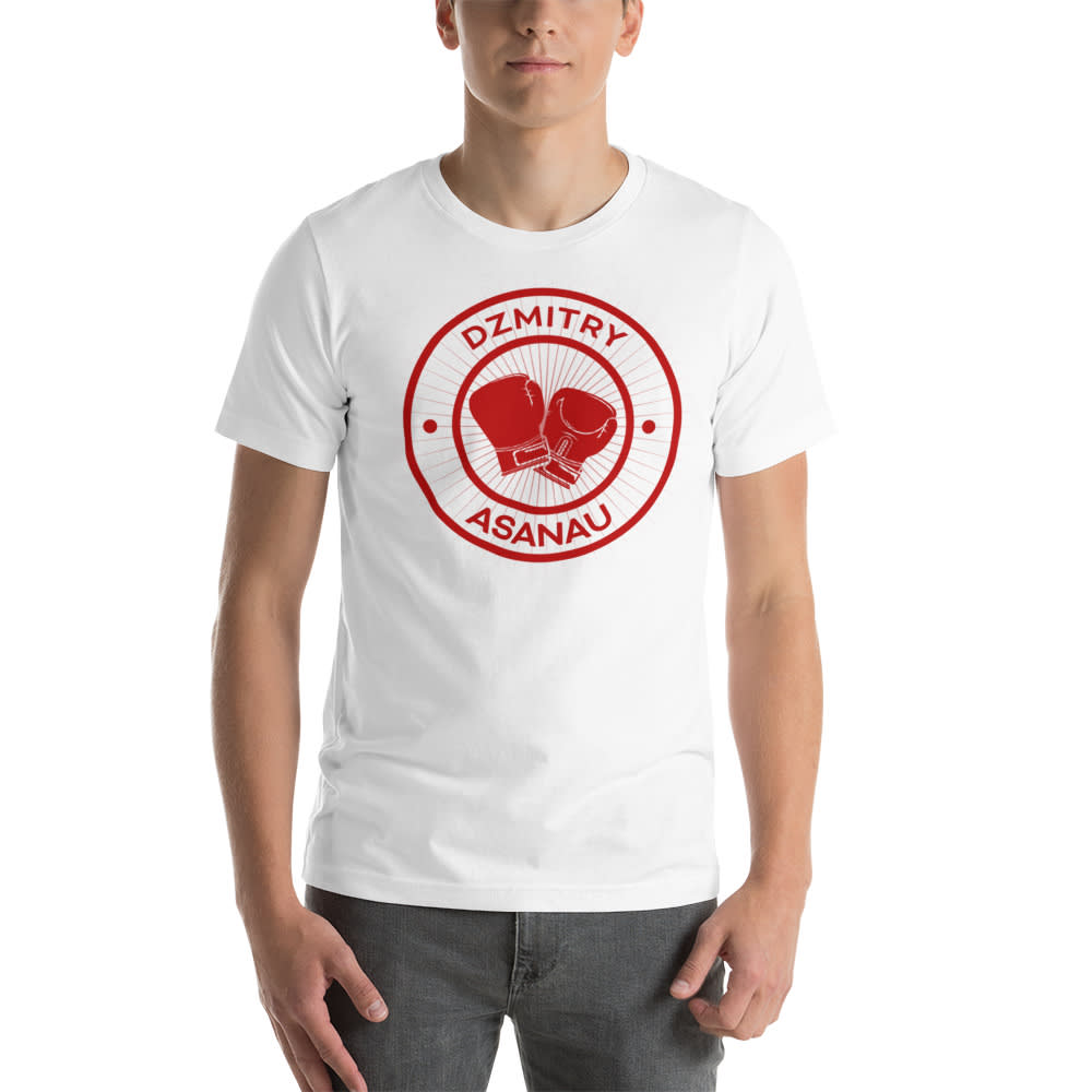 Boxing Gloves by Dzmitry Asanau T-Shirt, Red Logo