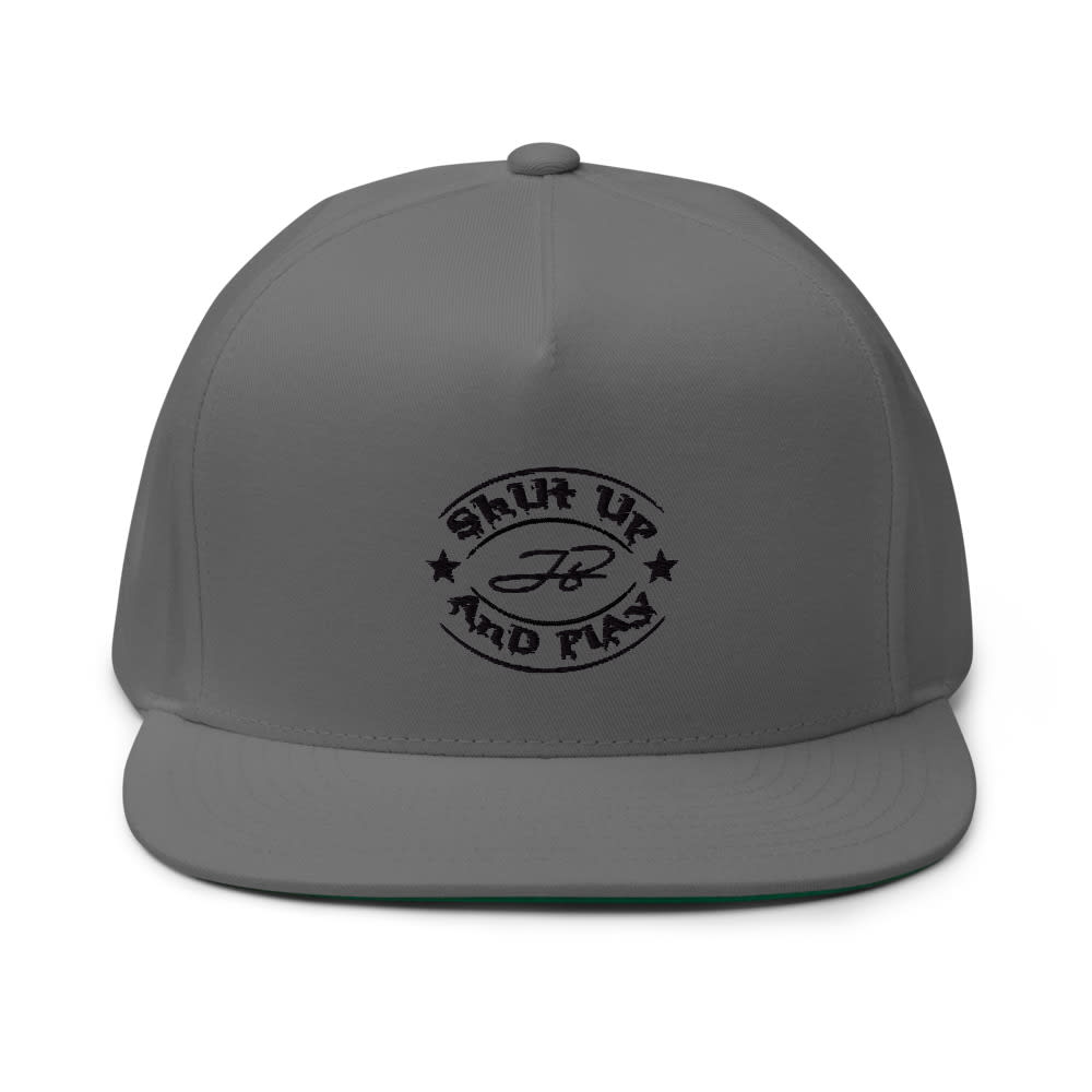  Shut Up And Play Jordan Burney Hat, Black Logo