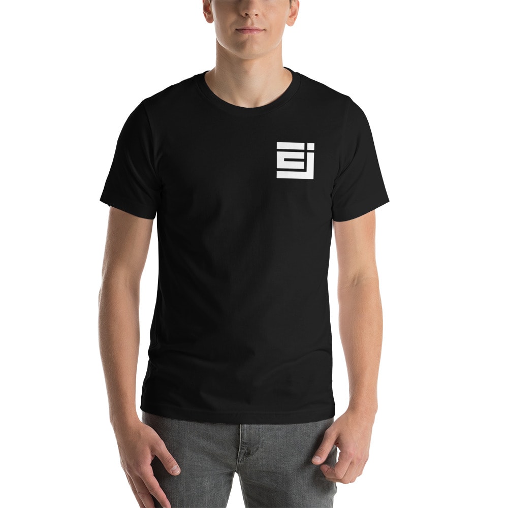 Josh Emmett Initials T-Shirt, White Logo