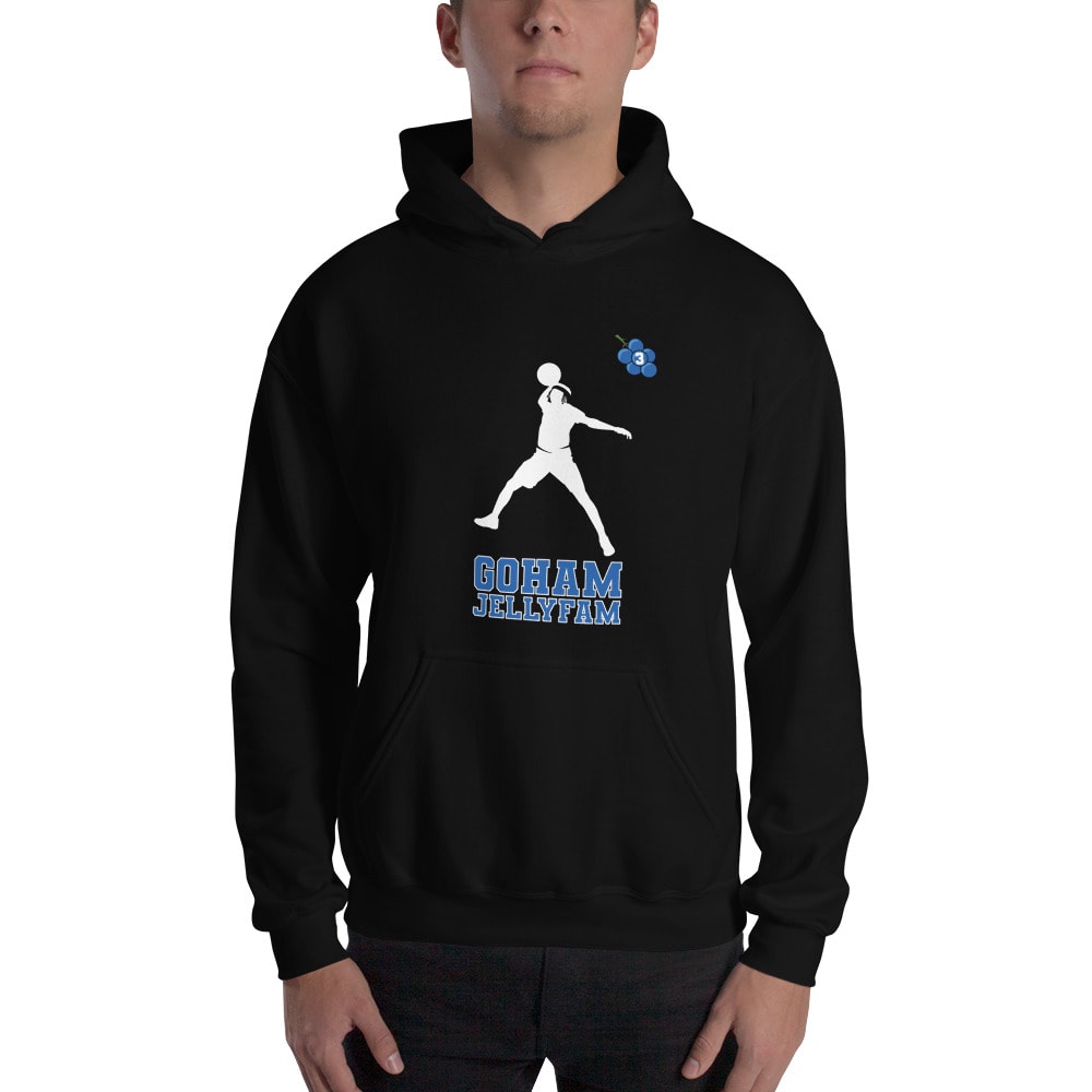 GoHamJellyFam White/Blue Logo, Hoodie