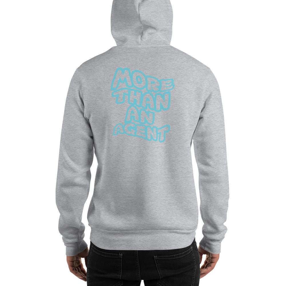 More Than an Agent by Capture Sports Agency Hoodie, White Logo