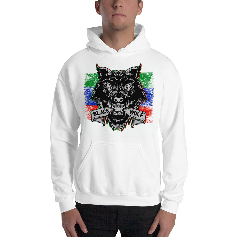 "Black Wolf" by Aliaskhab Khizriev, Hoodie