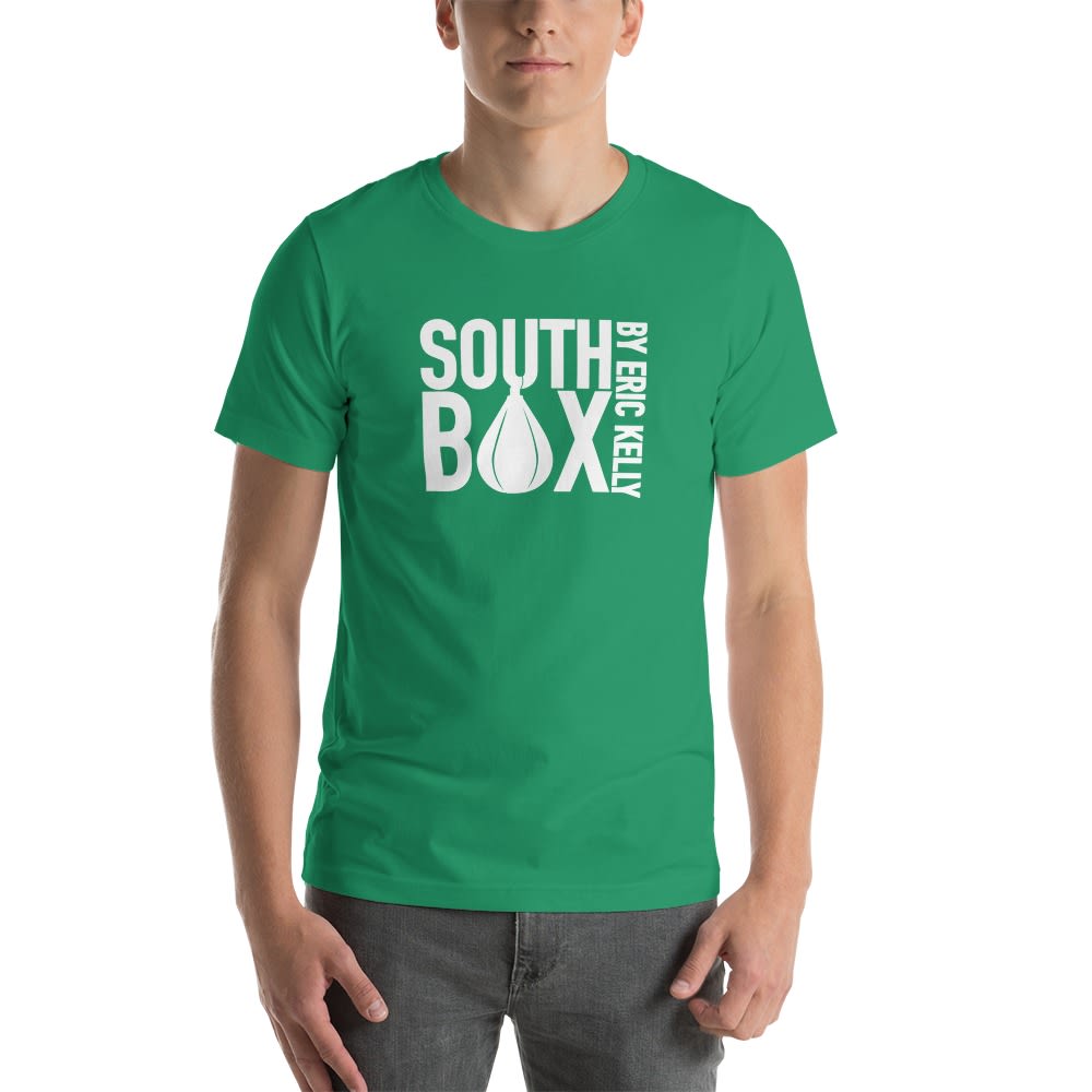 SouthBoX Gym by Eric Kelly T-shirt, All White Logo
