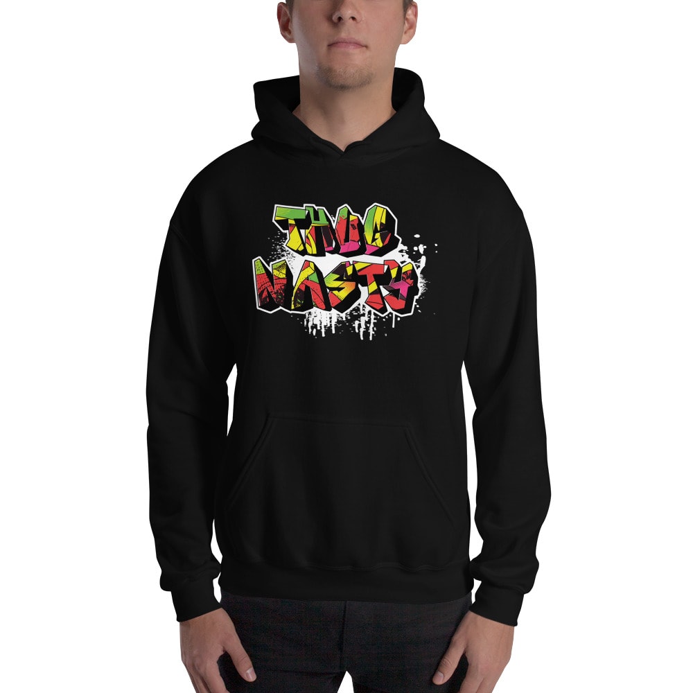  "Limited Edition" Sponsored by Thug Nasty Bryce Mitchell Men's Hoodie, White Logo