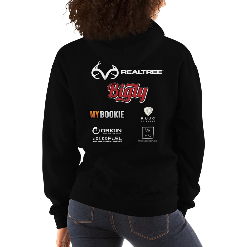  "Limited Edition" Sponosred by Thug Nasty Bryce Mitchell Women's Hoodie, White Logo