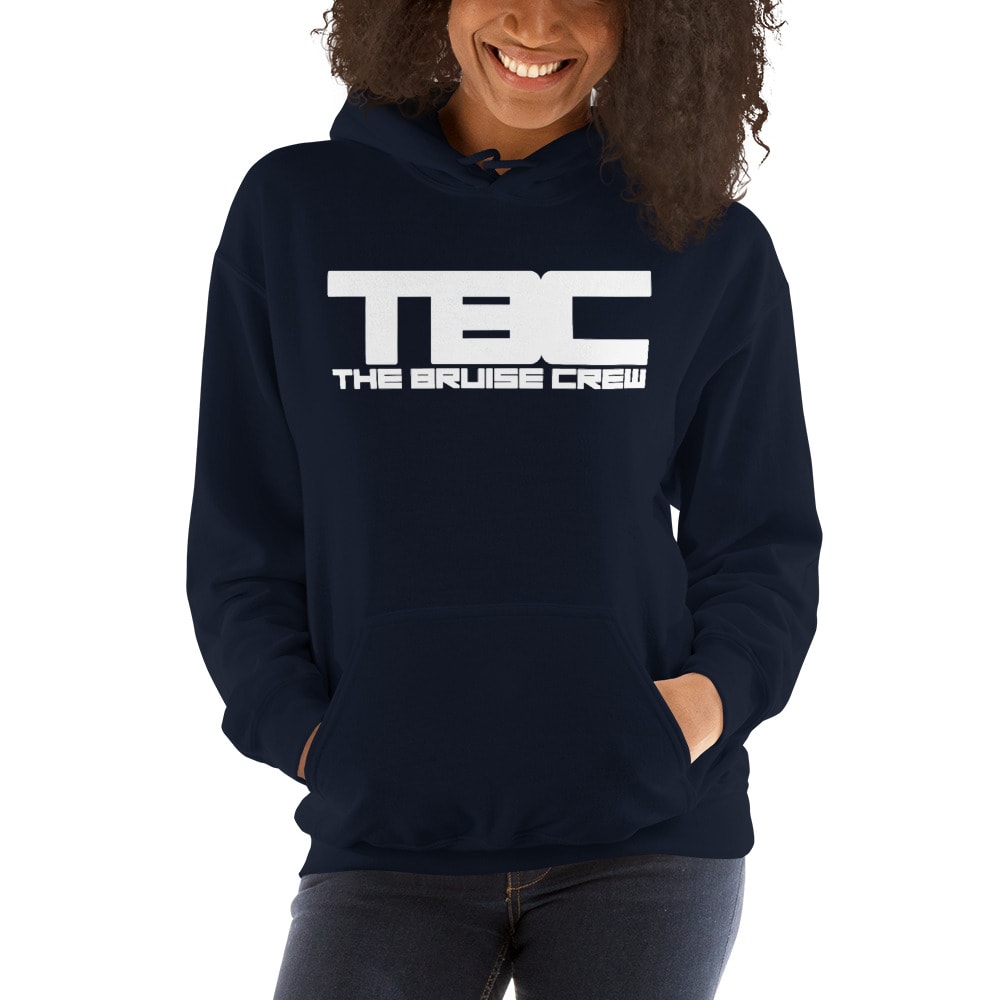 The Bruise Crew by Ronnie Love Women's Hoodie, White Logo