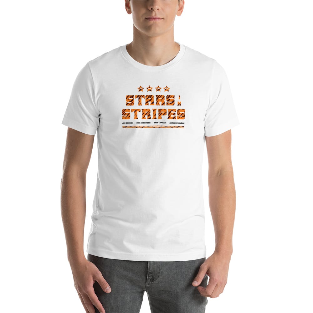"Stars In Stripes" Podcast, T-Shirt (White)