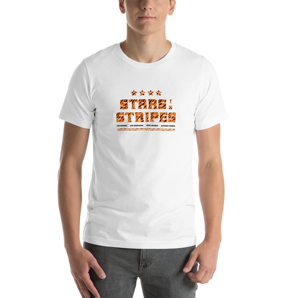 "Stars in Stripes" Podcast, T-Shirt (White)