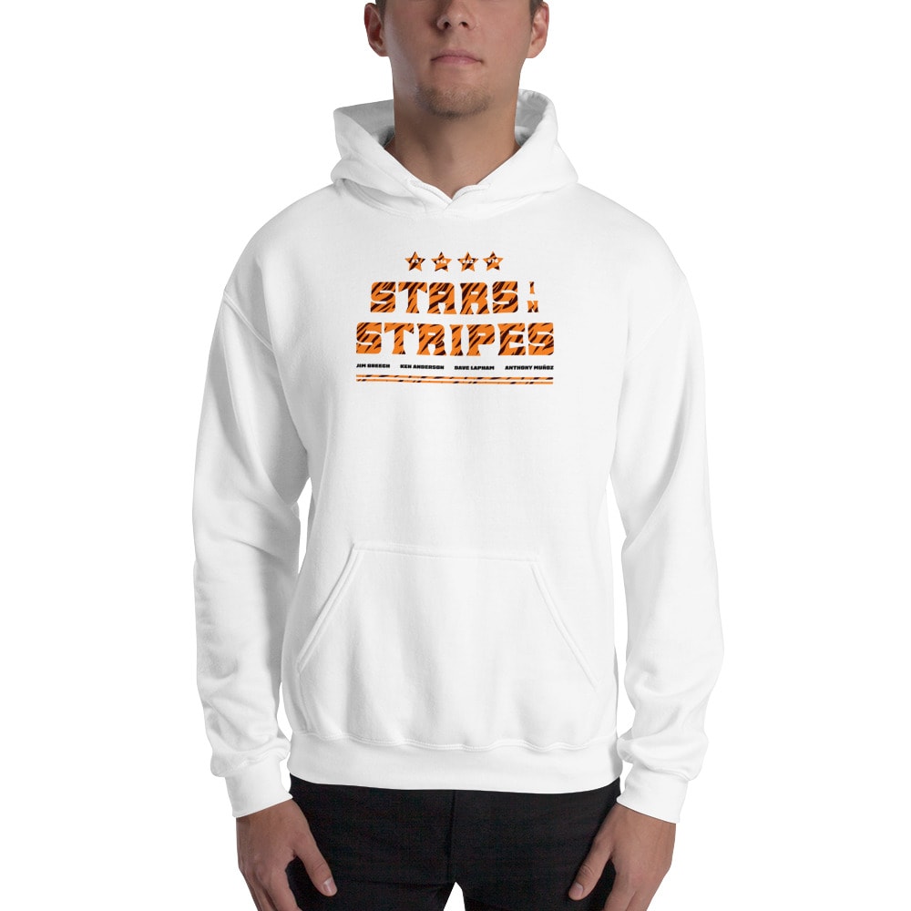 "Stars in Stripes" Podcast, Hoodie (White)