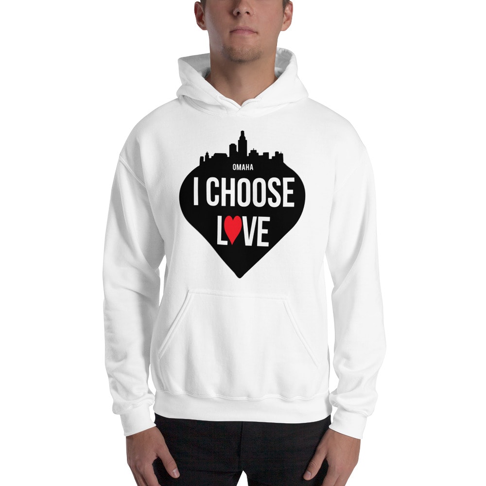 "I Choose Love - Omaha" by Peewee Harrison, Hoodie