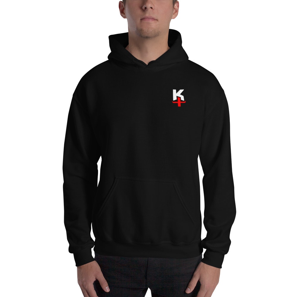 KT by Kenny Thomas Hoodie, White and Red Logo