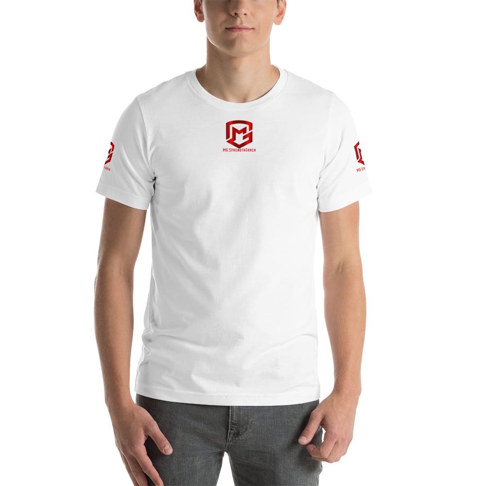 "Comp Tee" by MG Strength Coach - Shirt, Red Logo