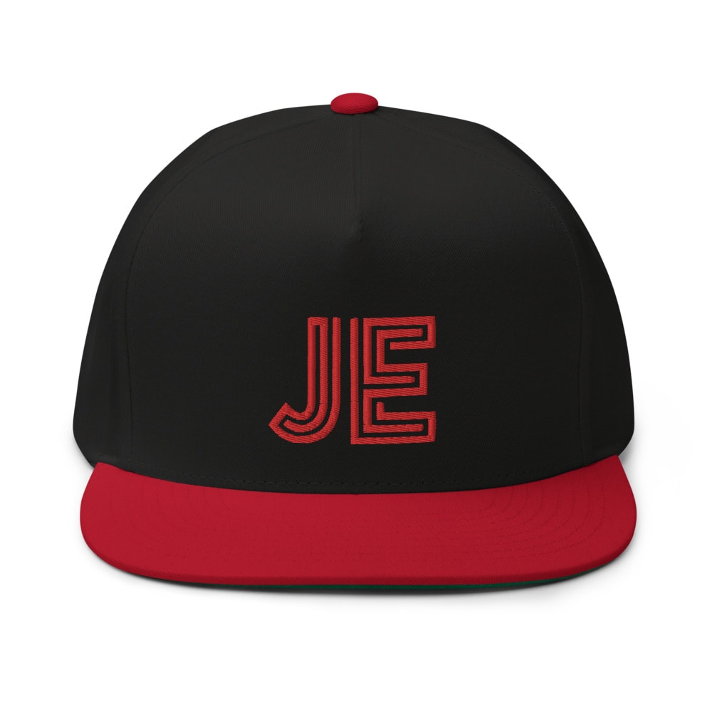 JE black and red hat