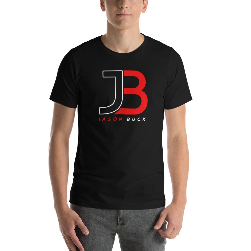"Buckster" by Jason Buck - Shirt, White Logo